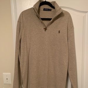 Polo pull over sweater